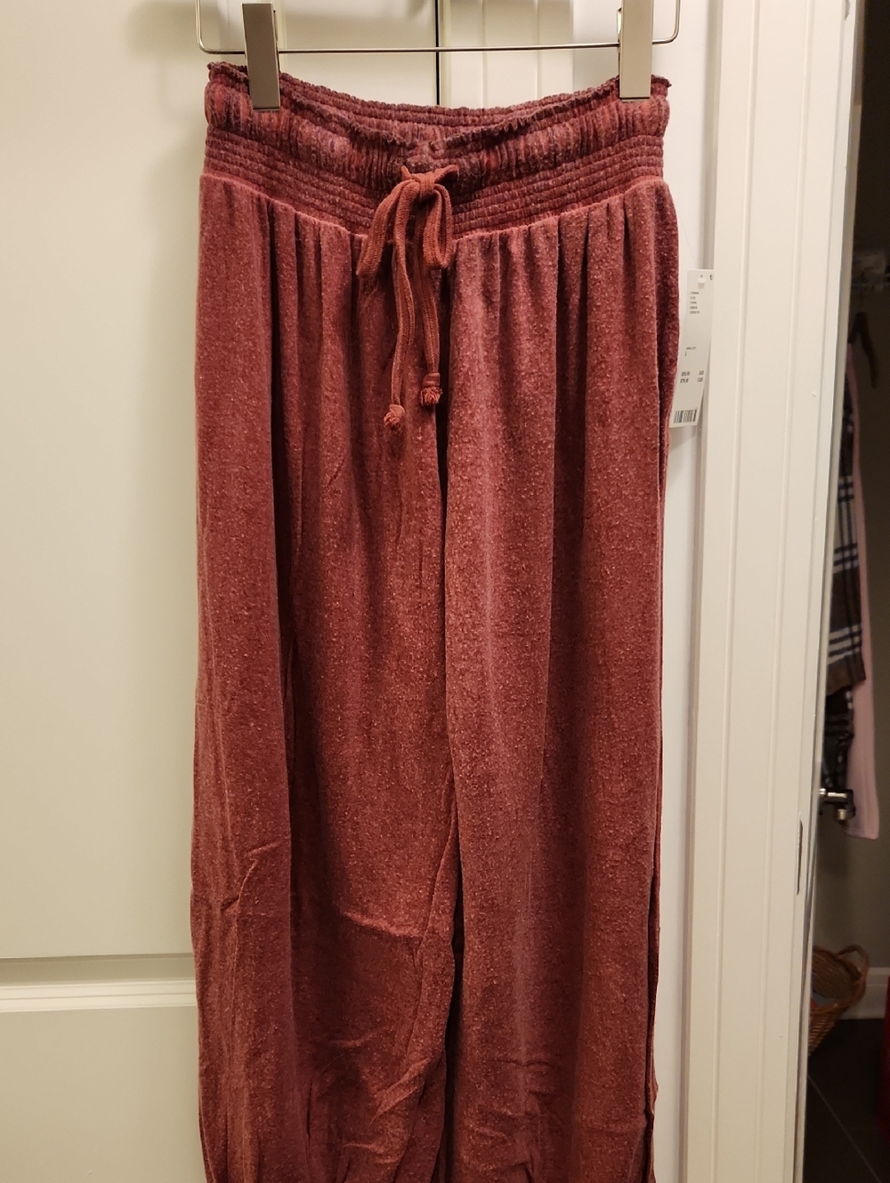 NWT Urban Outfitters Rust Red Wide-Leg Lounge Pants
